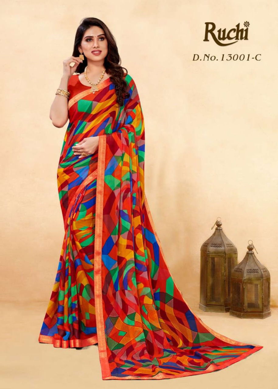 Ruchi Simayaa 8th Regular Wear Wholesale Printed Sarees Catalog